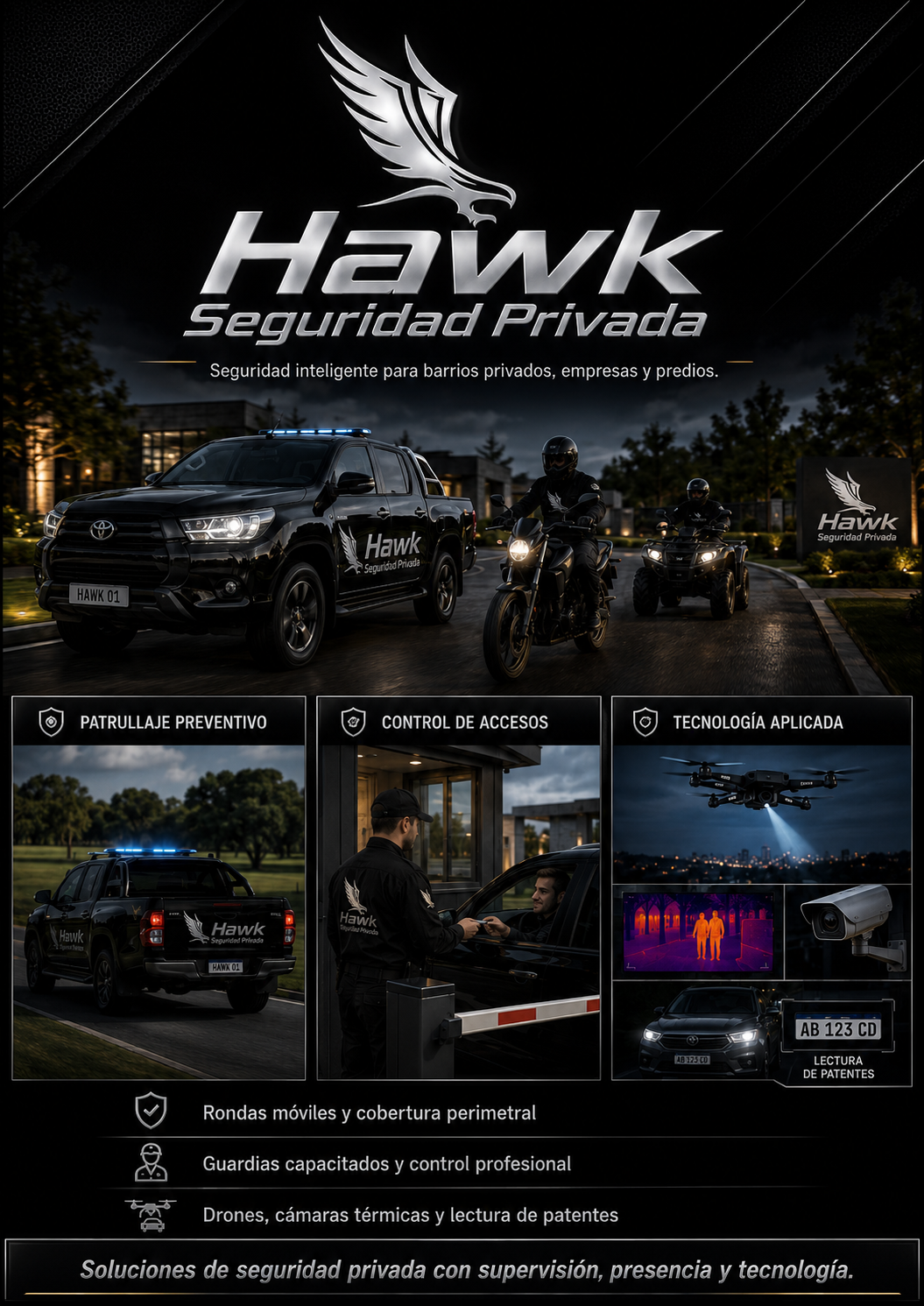Tecnología y presencia operativa de Hawk