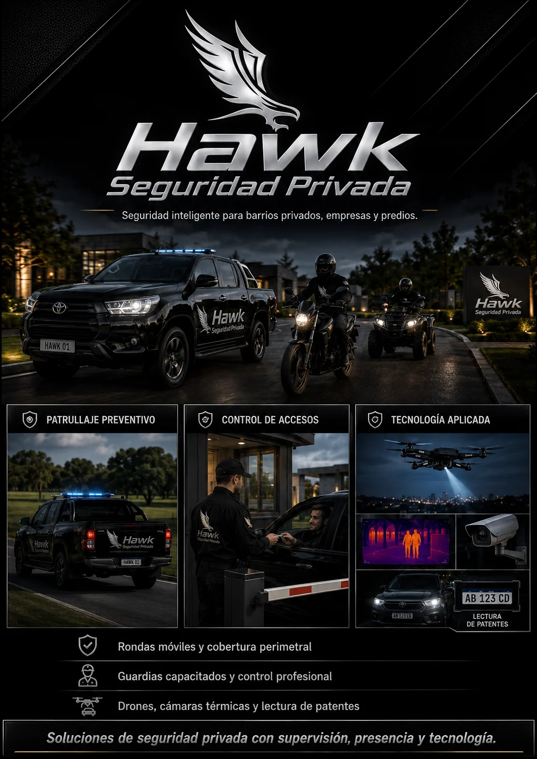Tecnología y presencia operativa de Hawk